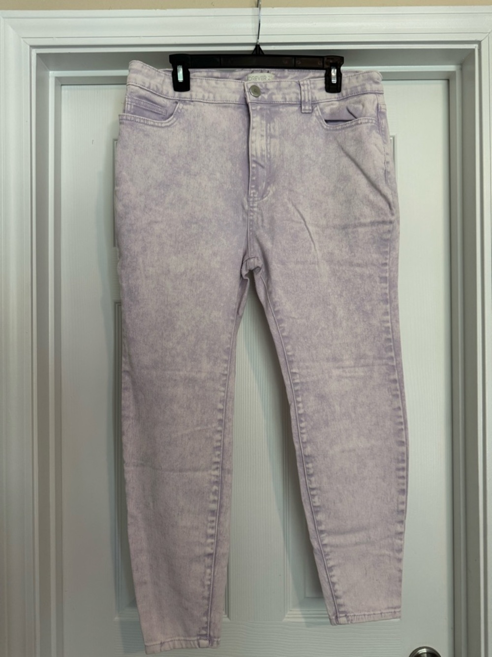 Forever 21 Lavender Skinny Jeans - Picture 3 of 9